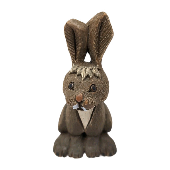 VTG Artesania Rinconada Animals Lot of 8 Pottery Signed Figurines Panda Beaver - Picture 8 of 16